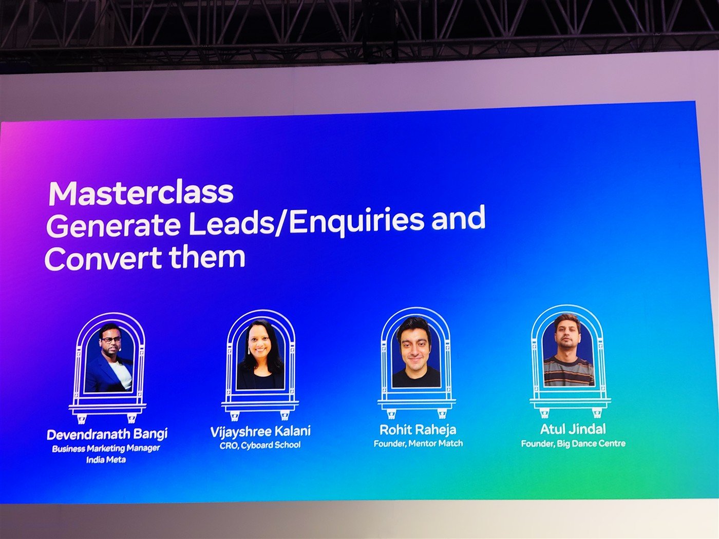 Masterclass slide: Generate Leads/Enquiries and Convert Them